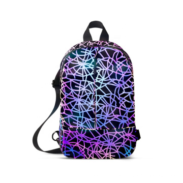 Hi Vis Luminous Children Reflective Safety Backpack Sling Bag for Kids Men Women